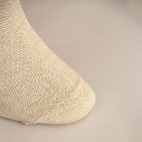 Krem Renkli Ayı Desenli Patik Kadın Çorabı