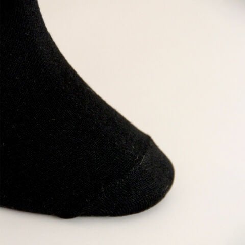 Siyah Renkli Ayı Desenli Patik Kadın Çorabı