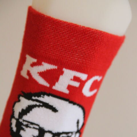 KFC Logolu Unisex Kırmızı Uzun Çorap