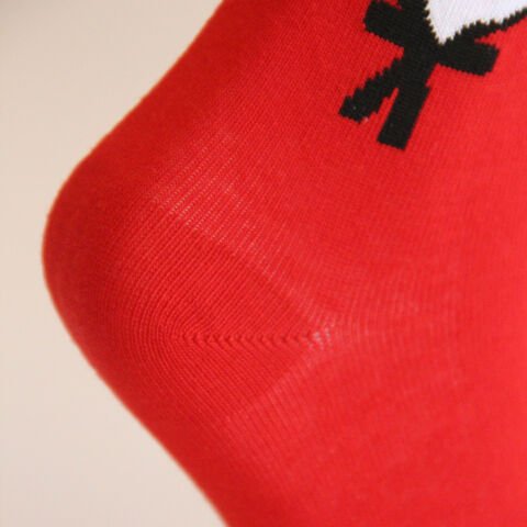 KFC Logolu Unisex Kırmızı Uzun Çorap