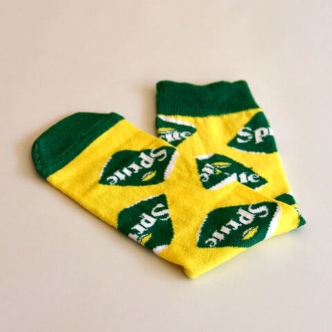 Sprite Logolu Unisex Soket Çorap Unisex Soket Çorap