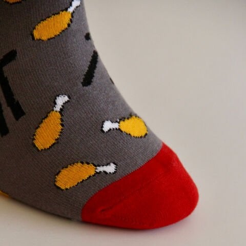 KFC Temalı Unisex Soket Çorap