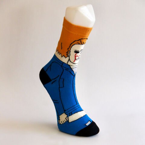 Chucky Desenli Unisex Soket Çorap