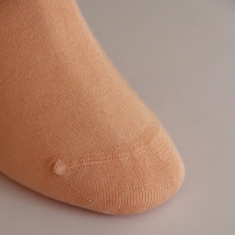 Bambu Dikişsiz Yavruağzı Renkli Emojili Kadın Patik Çorabı