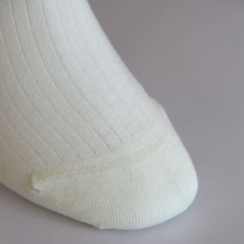 Bambu Dikişsiz Krem Renkli Panda Emojili Kadın Patik Çorabı