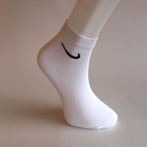 Erkek Bilek Üstü Çorap 3\'lü Paket - Beyaz