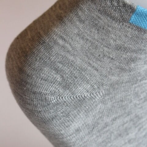 Erkek Bambu Dikişsiz Patik Çorap - Gri