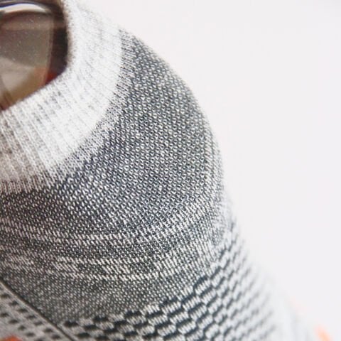 Pamuklu Dikişsiz Çizgili Erkek Patik Çorap 3'lü Paket – Beyaz, Siyah, Gri