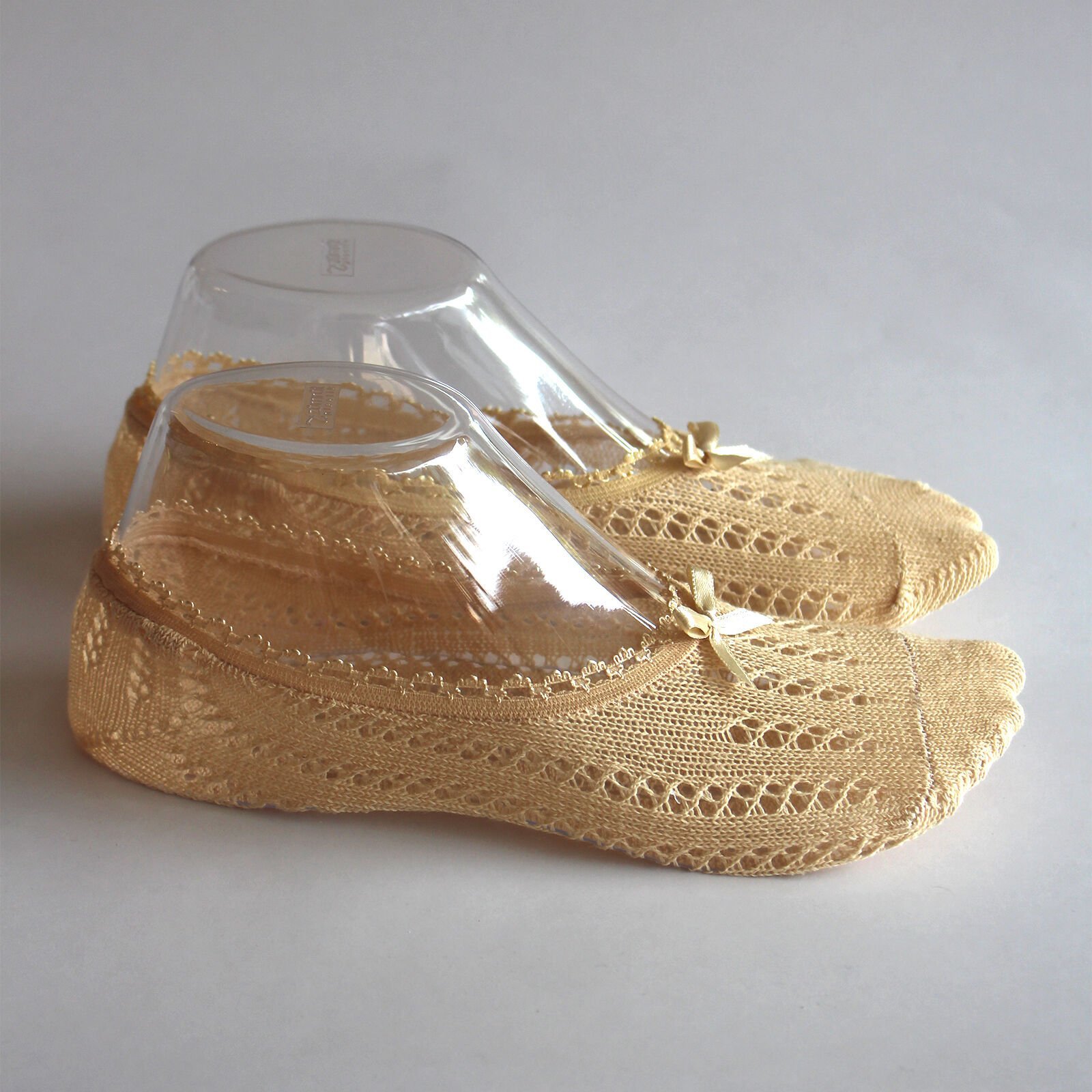 Ten Rengi Kadın Dantel İşlemeli Babet Çorap