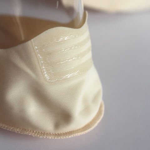 Silikonlu Babet Kadın Çorap Ten Rengi