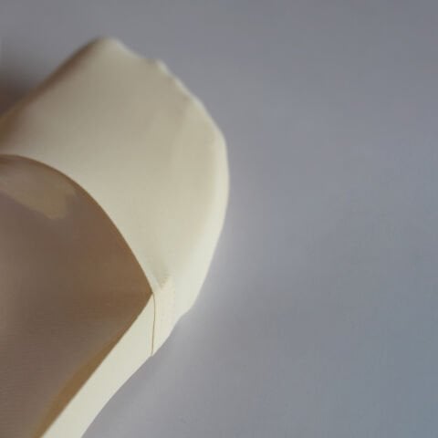 Silikonlu Babet Kadın Çorap Ten Rengi