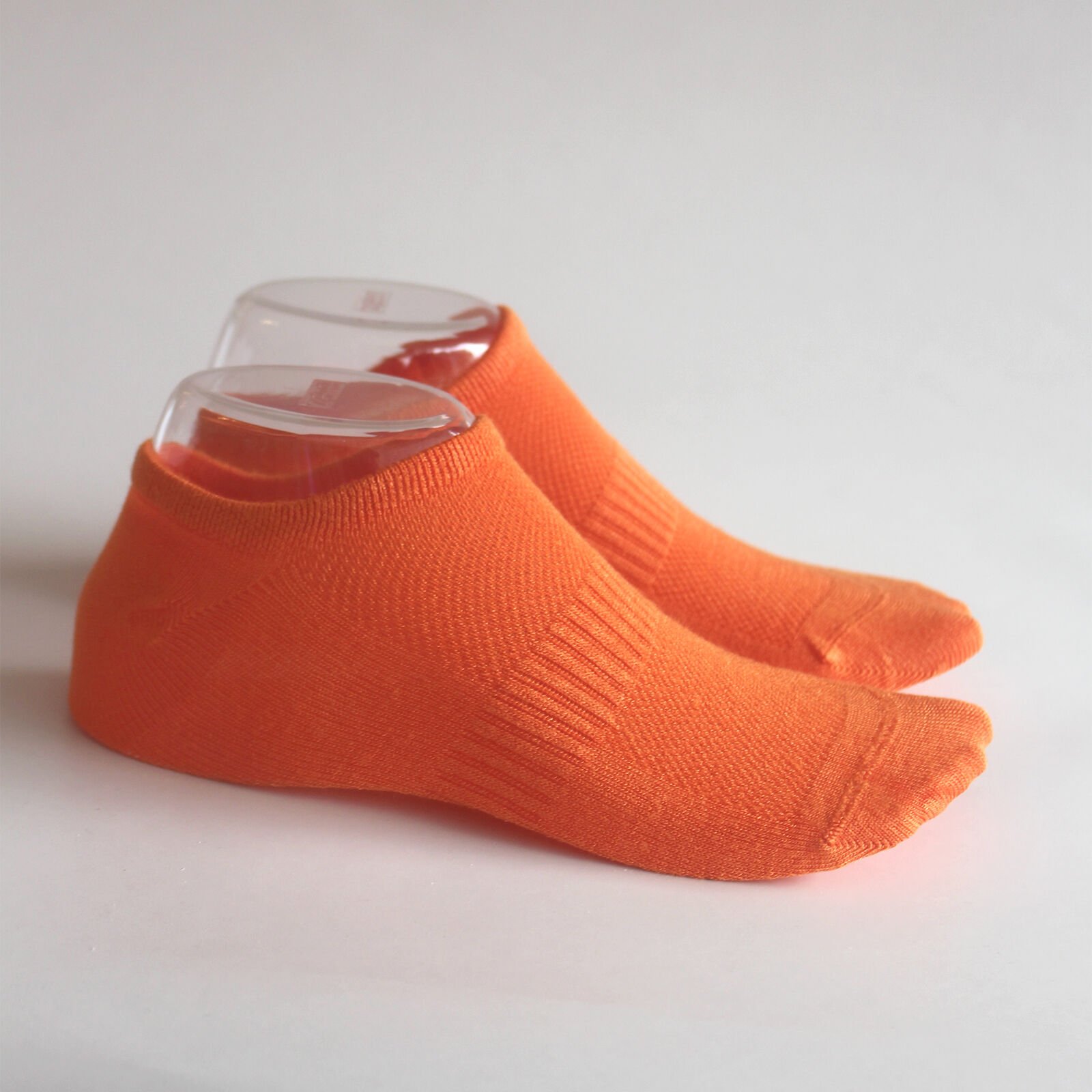 Turuncu Bambu Dikişsiz Kadın Babet Çorap