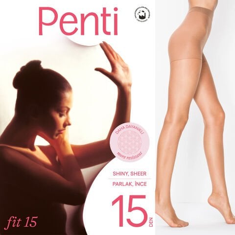 Penti Fit 15 Soğan Kabuğu Külotlu Çorap