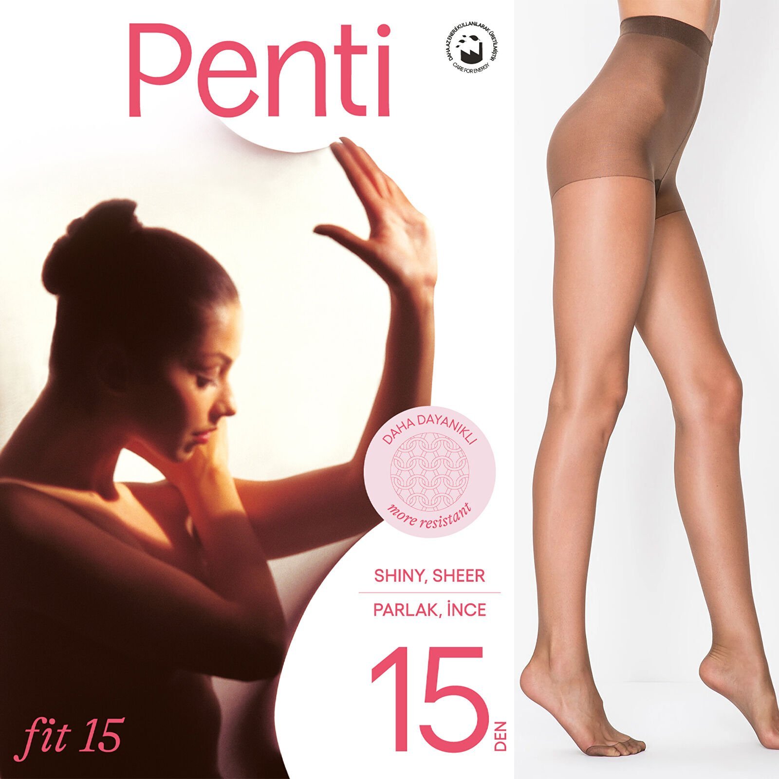 Penti Fit 15 Kestane Külotlu Çorap