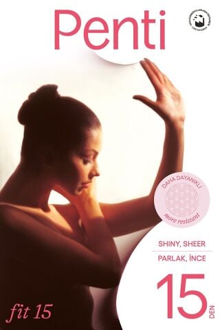 Penti Fit 15 Mürdüm Külotlu Çorap
