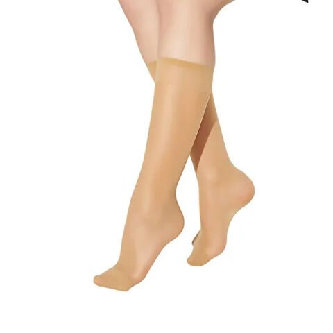 Oral Koyu Ten Rengi Kadın Dizaltı Çorap