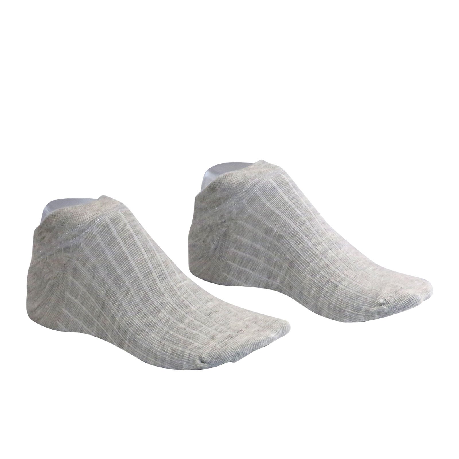 Erkek Çocuk Pamuklu Patik Çorap Gri Renkli