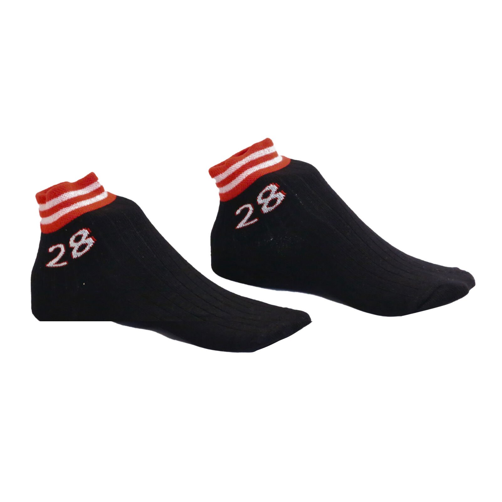 Erkek Çocuk Dikişsiz Pamuklu Patik Çorap Siyah Renkli