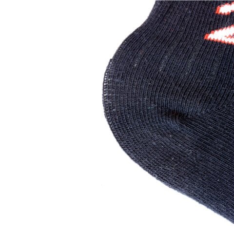 Erkek Çocuk Dikişsiz Pamuklu Patik Çorap Siyah Renkli