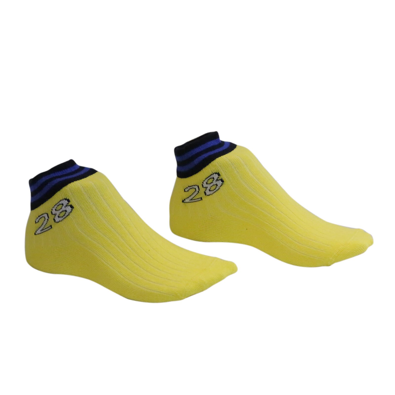 Erkek Çocuk Dikişsiz Pamuklu Patik Çorap Sarı Renkli