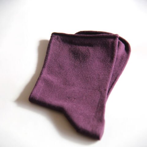 Dikişsiz Bambu Diyabet Kadın Patik Çorap – Mor
