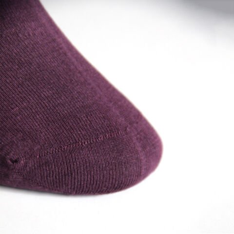 Dikişsiz Bambu Diyabet Kadın Patik Çorap – Mor