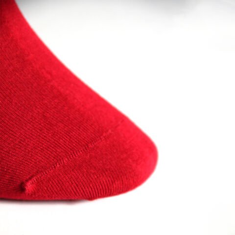 Dikişsiz Bambu Diyabet Kadın Patik Çorap – Kırmızı