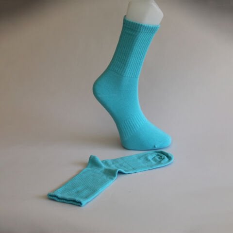Unisex Spor Çorap – Açık Mavi