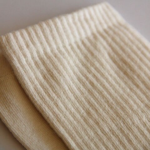 Unisex Spor Çorap – Krem