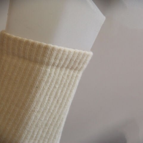 Unisex Spor Çorap – Krem