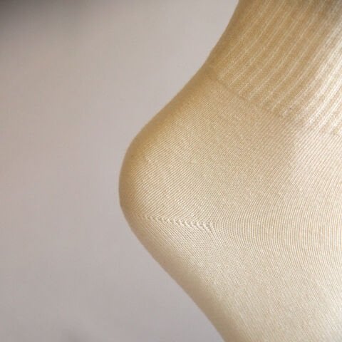 Unisex Spor Çorap – Krem