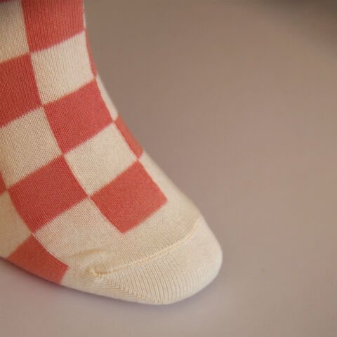 AdoenLove Yazılı Kadın Çorap – Krem