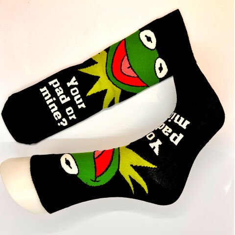 Kurbağa Kermit Desenli Unisex Çorap