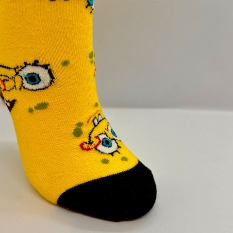 Süngerbob Desenli Unisex Çorap