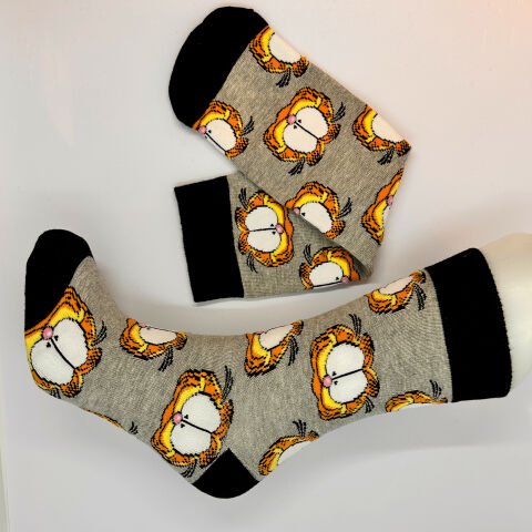 Garfield Desenli Unisex Çorap