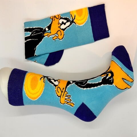 Daffy Duck Karakterli Çorap – Mavi