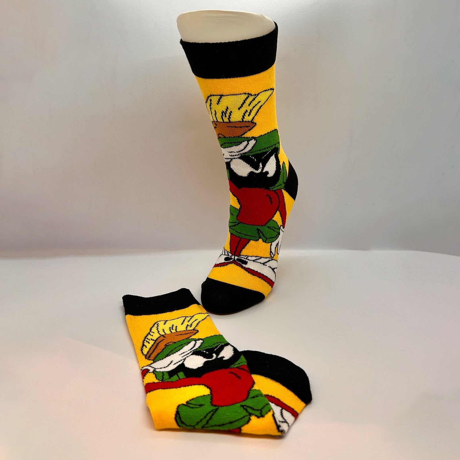 Marslı Marvin Karakterli Çorap – Sarı