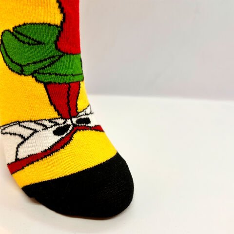 Marslı Marvin Karakterli Çorap – Sarı