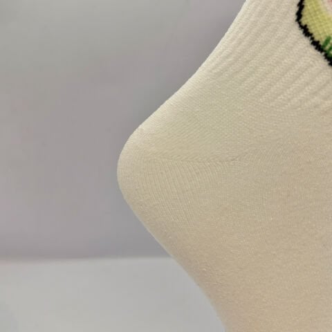 Karpuz Dilimli Desenli One Size Çorap – Beyaz