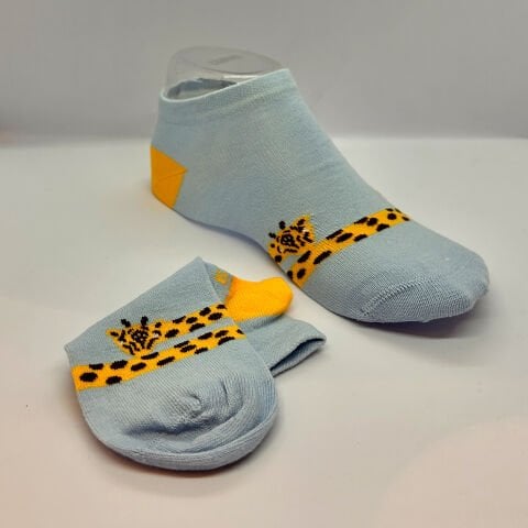 Desenli Çocuk One Size Dikişsiz Paket Çorap – Bebe Mavi