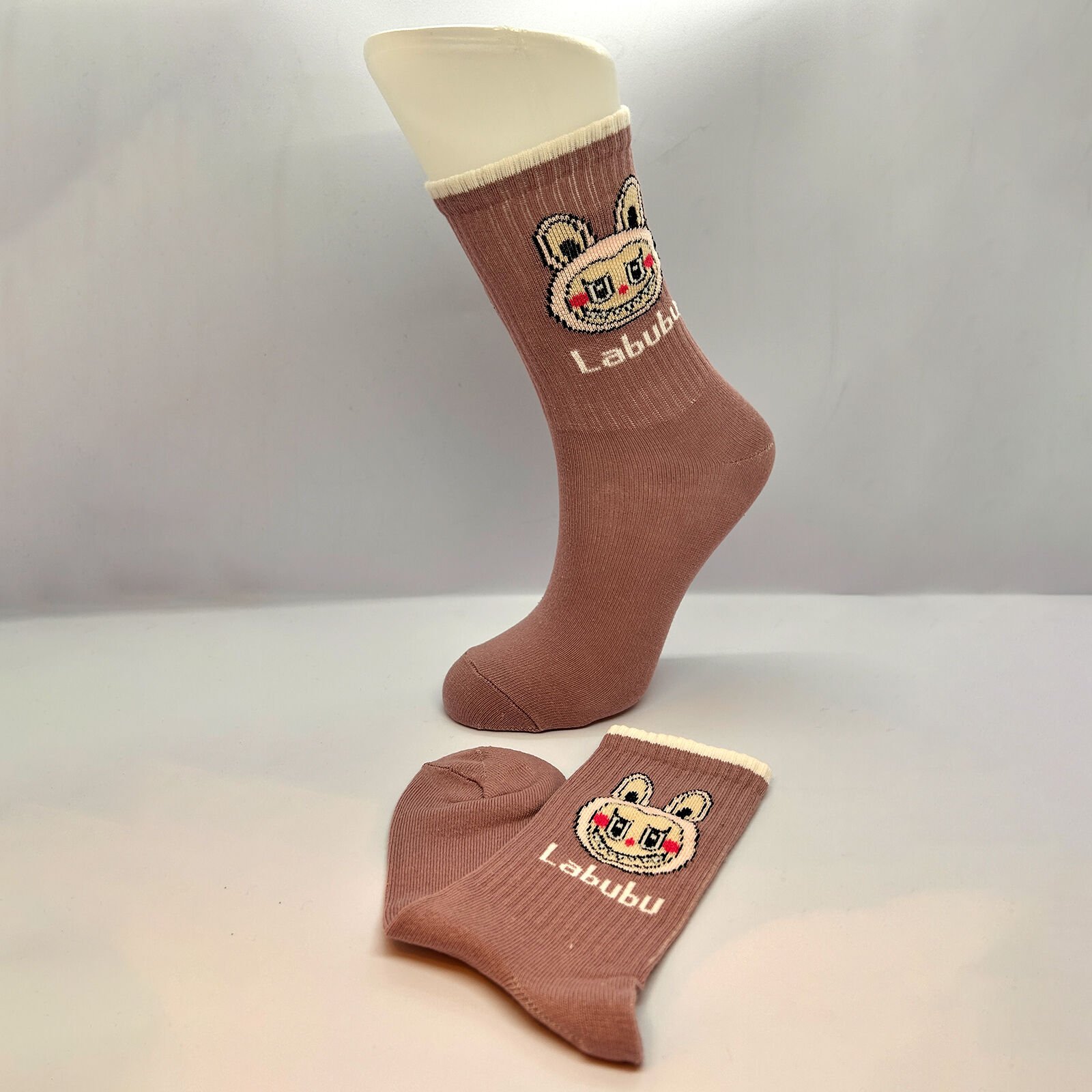 Karakterli Kız Çocuk Çorabı – Mor