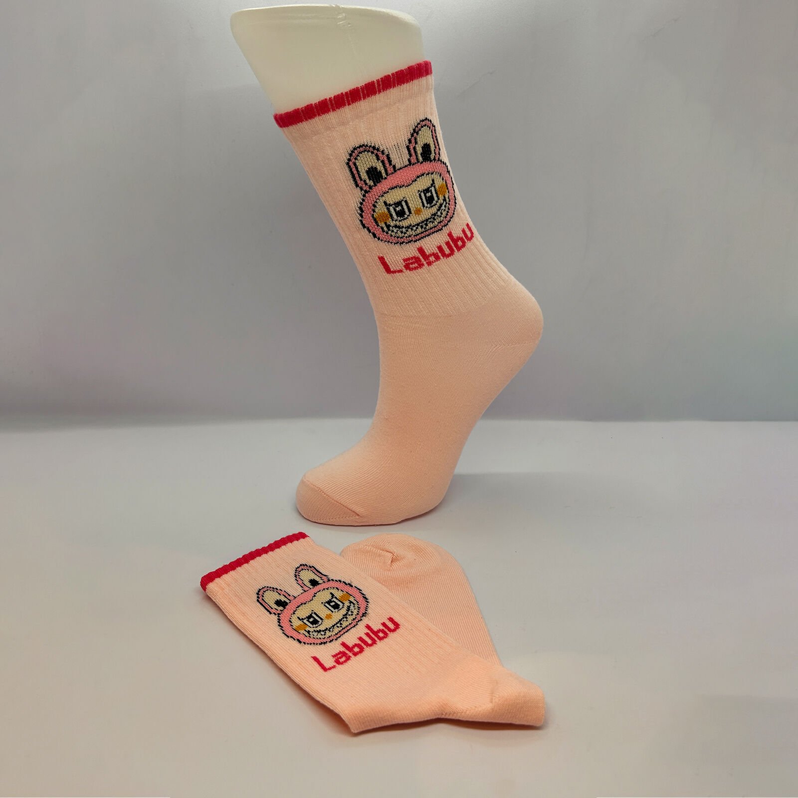 Karakterli Kız Çocuk Çorabı – Pembe