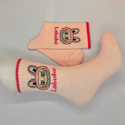 Karakterli Kız Çocuk Çorabı – Pembe