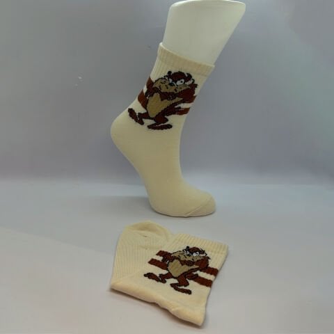 Çizgi Film Karakterli Unisex Çocuk Çorabı 3’lü Takımım