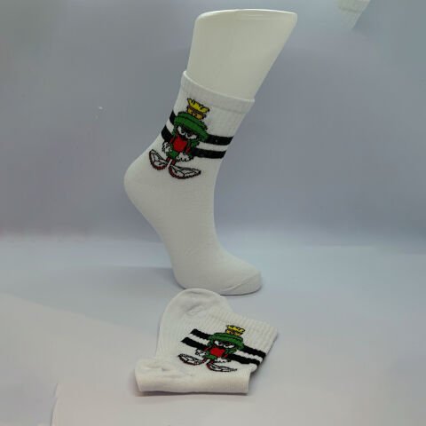 Çizgi Film Karakterli Unisex Çocuk Çorabı 3’lü Takımım