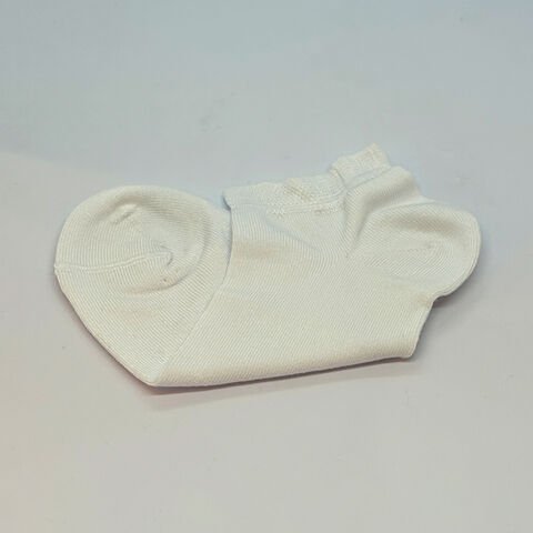 Erkek Bambu Dikişsiz Soket Çorap – Beyaz