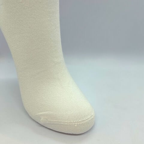 Erkek Bambu Dikişsiz Soket Çorap – Beyaz