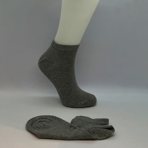 Erkek Dündar Bambu Dikişsiz Soket Çorap – Gri