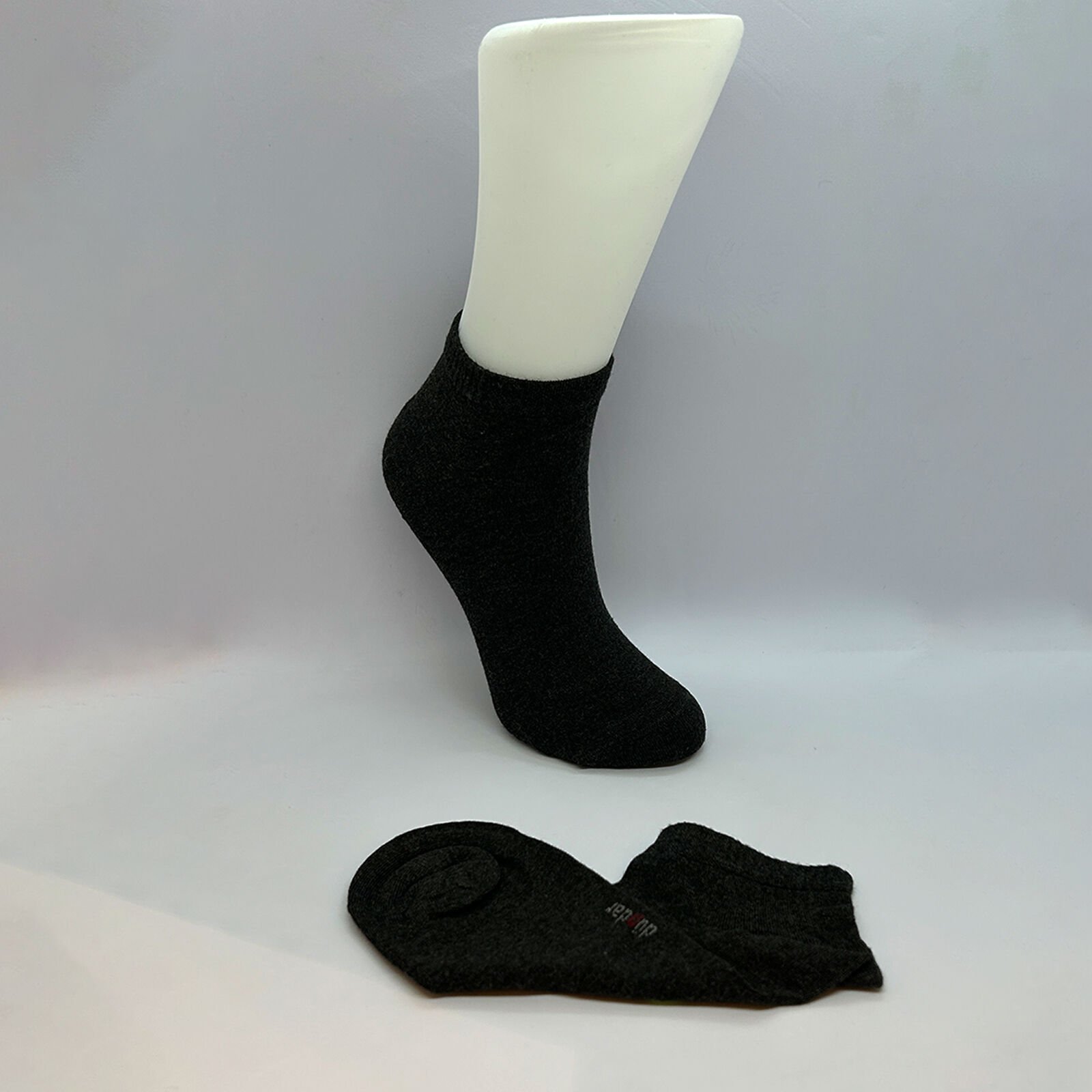 Erkek Dündar Bambu Dikişsiz Soket Çorap – Füme