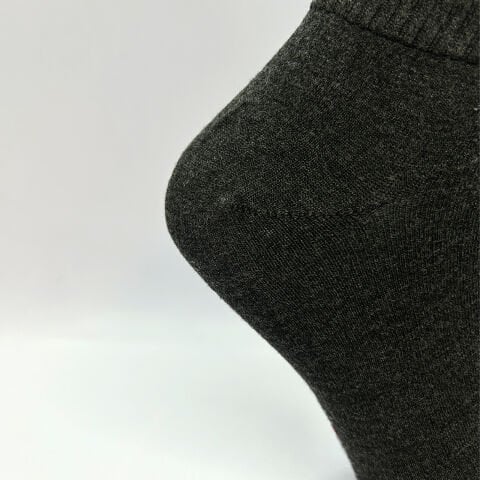 Erkek Dündar Bambu Dikişsiz Soket Çorap – Füme